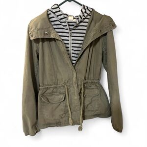 Roxy Vintage Green Jacket Military Style